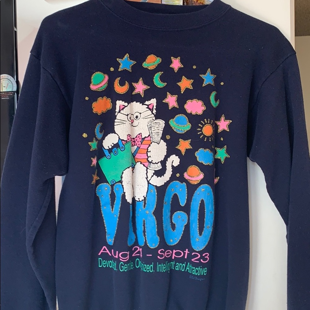 Cute Vintage Virgo Crewneck